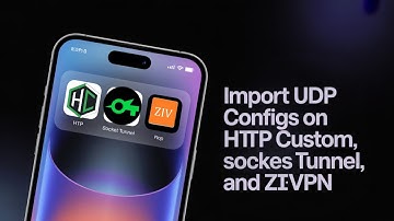 How to Import UDP Configs on HTTP Custom, Socket Tunnel, and ZIVPN
