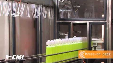 Automatic rotary single-head capping machine for triggers MIRAY 1 - Home Care Detergents