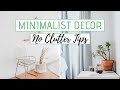 SIMPLIFY YOUR HOME » How to decorate without CLUTTER
