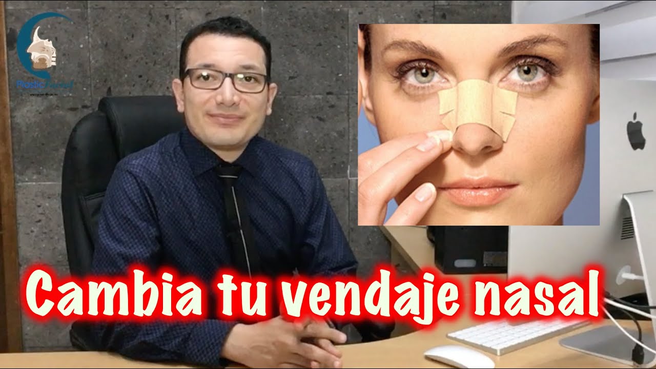 TUTORIAL Cambio del PARCHE NASAL después de una RINOPLASTÍA - PlasticFacial MX