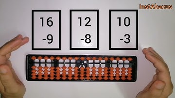 Subtraction using Big Friends on Abacus | InstAbacus