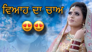 ਵਿਆਹ ਦਾ ਚਾਅ (viah da cha ) 👩‍❤️‍👨 #vlogchannel #Punjabi #newvlog