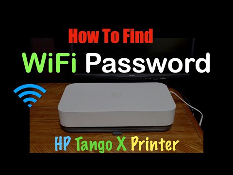 How To Find The Password of HP Tango X Printer ?