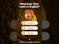 Fun german word quiz test your vocabulary  learn german  brot