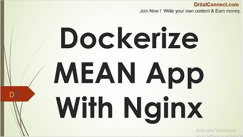 Dockerize Mean Stack Application with nginx reverse proxy | MEAN stack on docker Nginx
