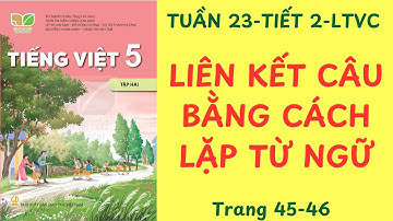 LTVC TUẦN 23: LIÊN KẾT CÂU BẰNG CÁCH LẶP TỪ NGỮ, TV5 KNTT, TRANG 45-46 #lienketcaubangcachlaptungu