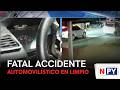 Fatal accidente automovilístico en Limpio