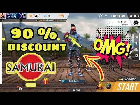 FREE FIRE 90% MYSTERY SHOP 2.0 DISCOUNT BUY FREE SAMURAI ...