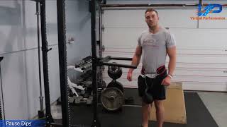 Pause Weighted Dips | Chest & Triceps Strength, Control & Dead‑Stop Power