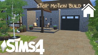 SMALL TOWN BUNGALOW | SIMS 4 STOP MOTION BUILD | NO CC + GALLERY ART