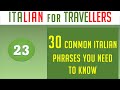 30 Basic Italian Phrases for all travellers