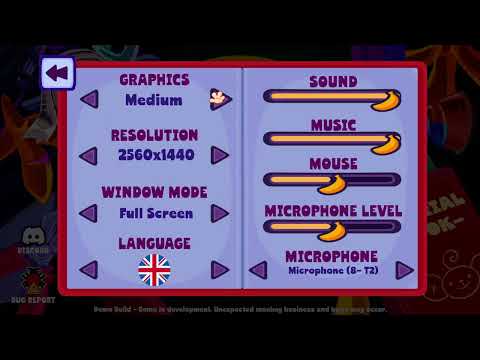 BOMBANANA! How to Adjust all Settings
