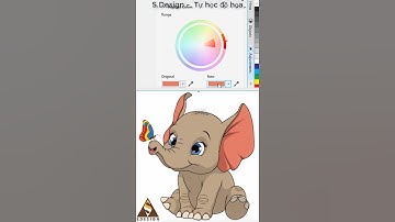 Replace color trong Coreldraw 2021 | S.Design - #shorts