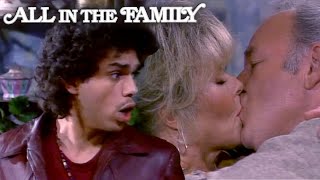 Carlos Catches Archie Hiding | All In The Family