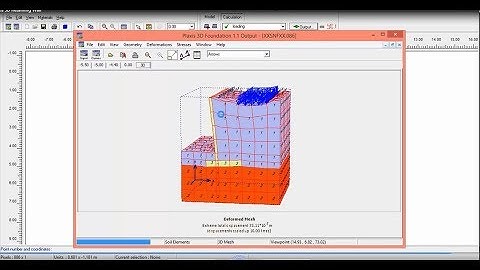 Plaxis 3D Retaining Wall