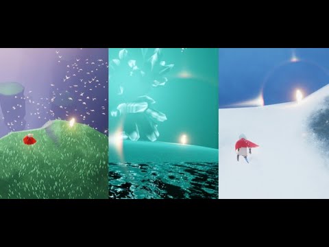 【Sky】草原連峰エリアの光の子の場所と翼の取り方【星を紡ぐ子どもたち】
