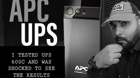 Testing the APC UPS 600C on laptop and WiFi Router after 3 months of usage