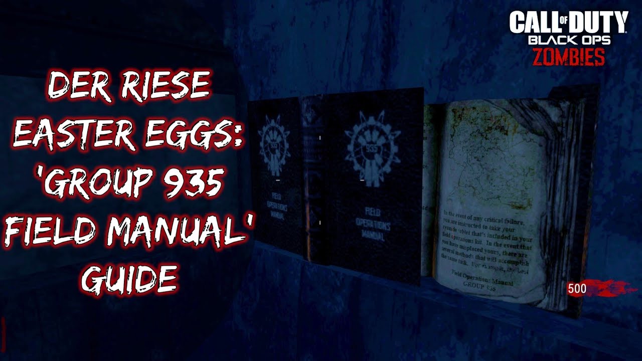 Der Riess Map Der Riese Declassified Easter Egg Guide – OCEO