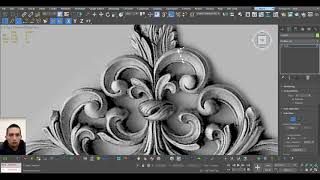 картинка: Орнаменты в 3Ds Max. Учимся работать с топологией.