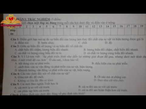 Đề kiểm tra GDCD 10 Học kỳ I năm học 2018-2019│THPT B Duy Tiên│Check the first semester