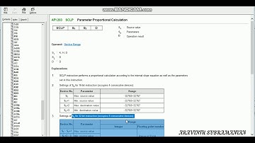 PLC Programming for scaling parameter by using WPL soft  தமிழில்
