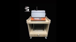 Flip Top Tool Stand I recently bought my Ridgid Spindle Sander and already had a Porter Cable PC305TP thickness planer. Both tools were not easily ...
