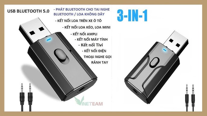 Thiết Bị Thu Phát Âm Thanh Usb Bluetooth 5.0 Âm Thanh Đa Chức Năng ...