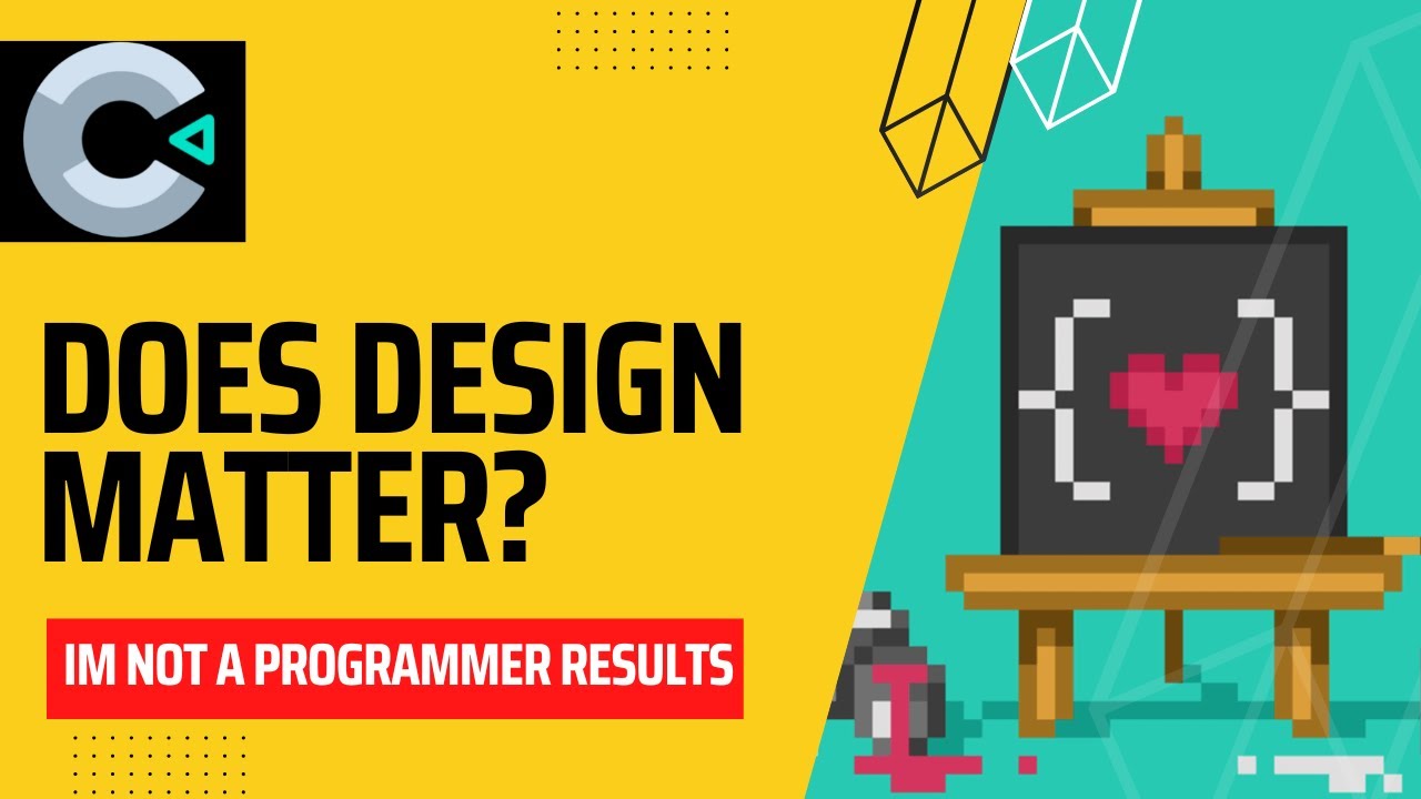 Does design matter? I'm not a programmer results. - YouTube