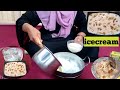 Easy  quick creamy custard ice cream recipe how to make custard ice cream by kashmiridawat