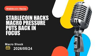 Stablecoin Hacks macro pressure puts Stablecoin Hacks back in focus as inflation shocks risk assets