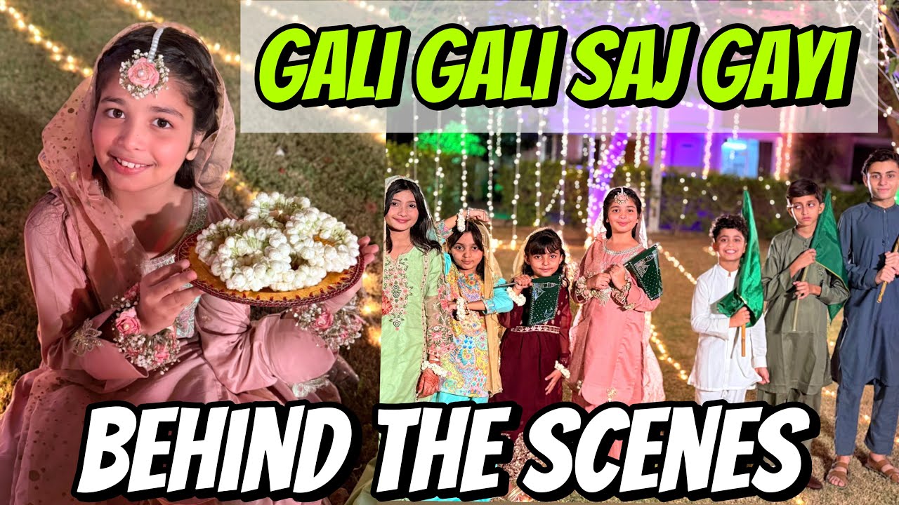 Aayat Arif II Gali Gali Saj Gayi (Behind the scenes) II Vlog