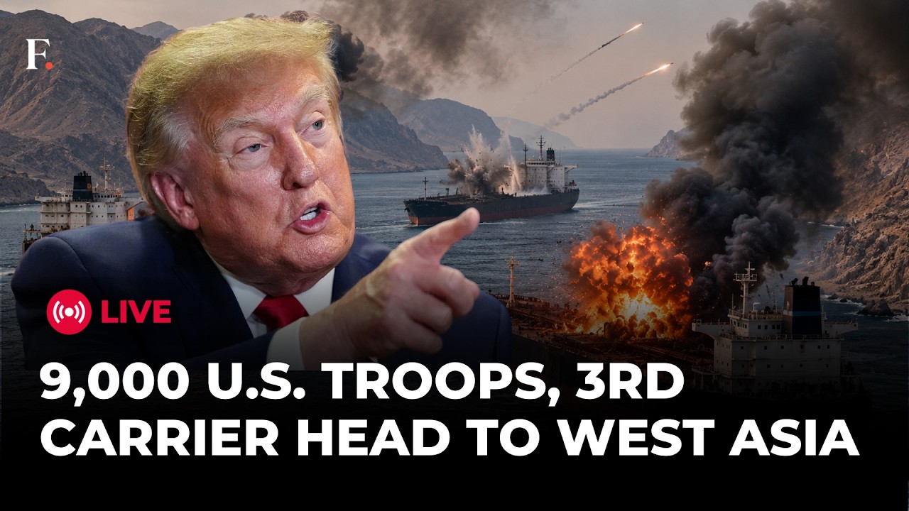Trump Warns Iran After FlyDubai Attack Link Emerges | 9,000 US Troops Deploy | US IRAN WAR LIVE thumbnail