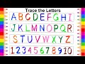 Abcd Dotted Tracing English Alphabet Writing | Preschool abc learning