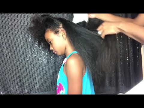 Como endireitar corretamente extremamente encaracolado e cabelo poofy !! imprensa Silk !!