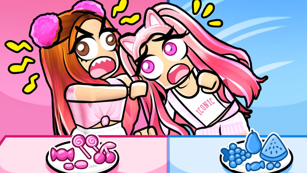 ONE COLOR CHALLENGE GONE WRONG! She almost ATE ME in Roblox