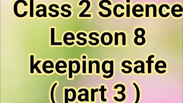 Class 2 lesson 8 keeping safe ( part 3 )