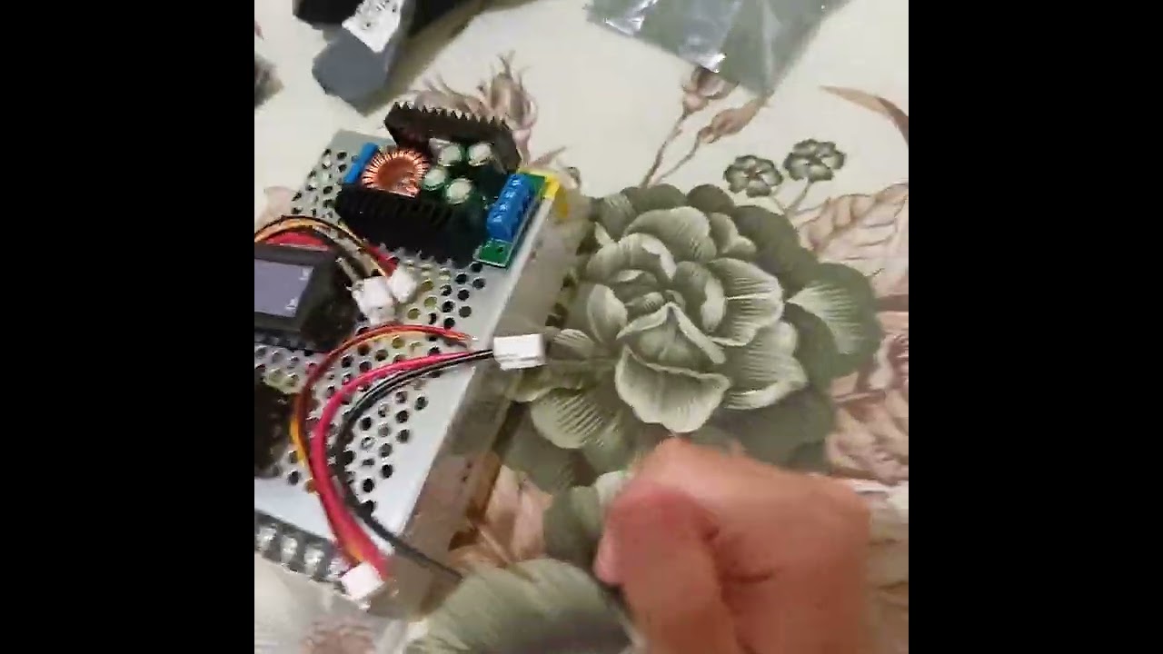 As peça da fonte de pancada que eu comprei na shoper 