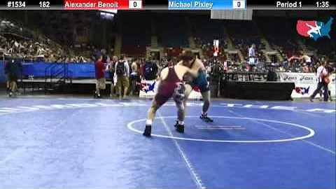 Fargo 2012 182 Round 4: Alexander Benoit (Illinois...