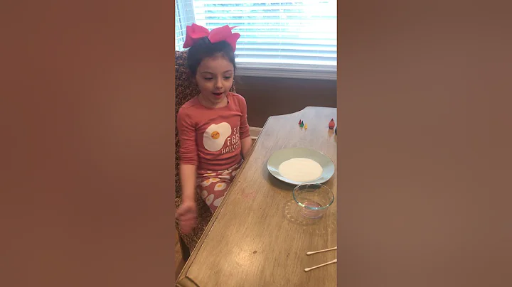 Pre-School Science experiment with Sophia Rose