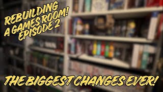 Rebuilding a Games Room! The BIGGEST changes EVER!  screenshot 5