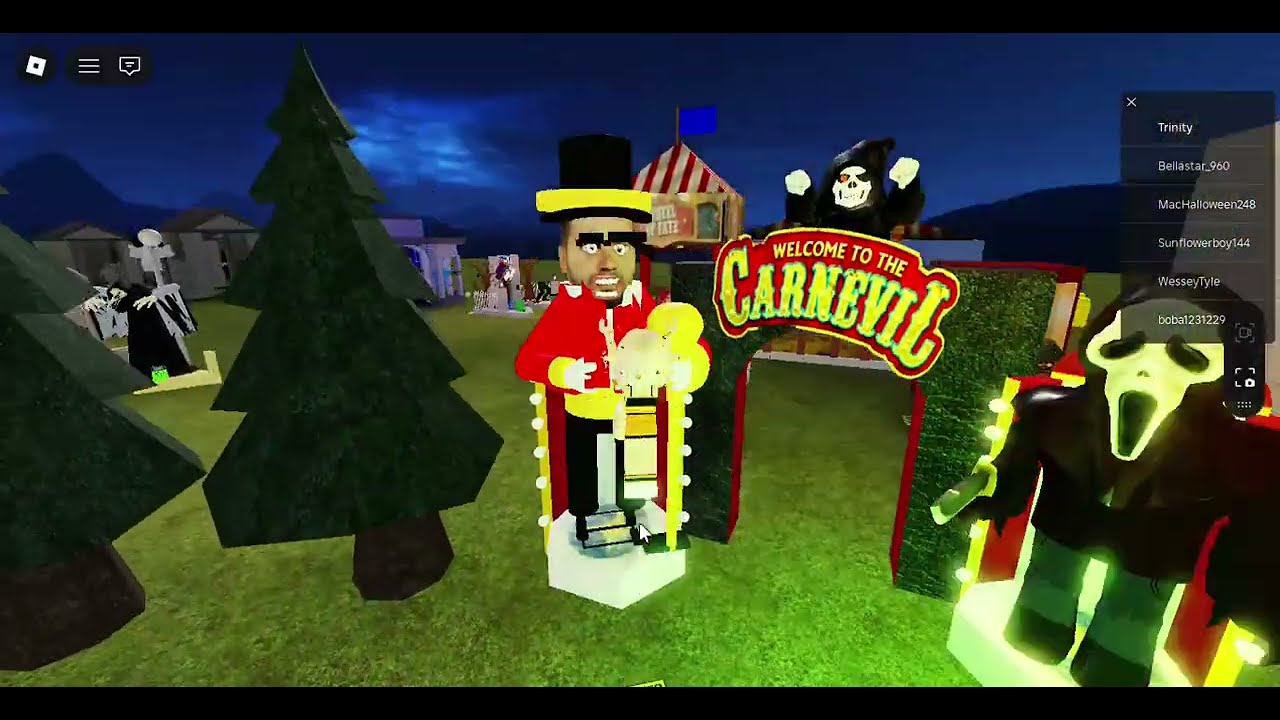 Playing Random Halloween Roblox games!