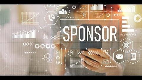 The sponsor role and sponsorship