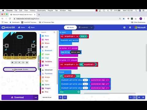 Micro:bit: Wirelessly Stream Accelerometer Data to MakeCode!