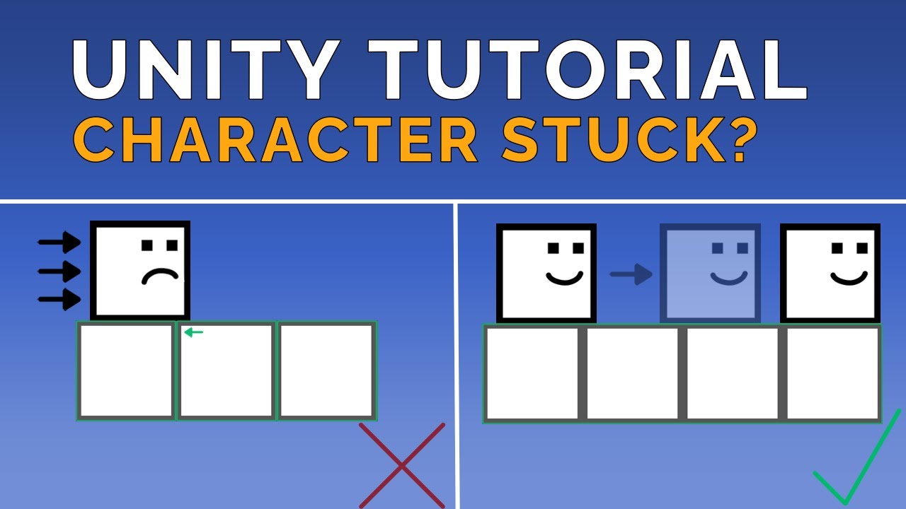 Definitive Fix When Your Character Gets STUCK In Ground Tiles (Unity Basics)! YouTube