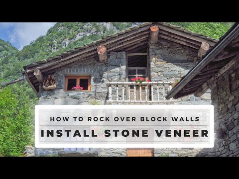 Video: Hoe bevestig je steen aan betonblok?