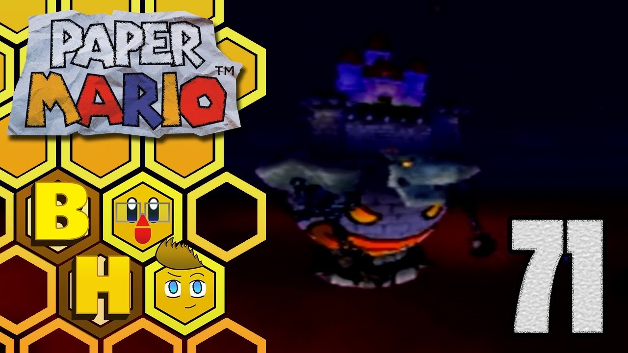 To Bowser's Castle - Paper Mario 64 Part 71 - Brohive - YouTube