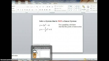 20-1 5.4 Solving Systems Graphically