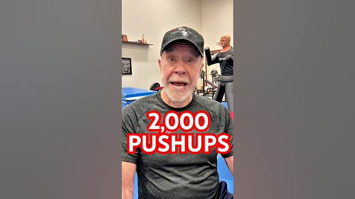 2,000 #Pushups 🔥"When I do pushups, I don't push myself up. I push the Earth down." #chucknorris 🌍