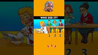 who did it ?️?✍️ iq puzzle shorts