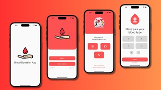 Flutter Blood Donation App UI | Flutter UI Tutorial for Beginners screenshot 4